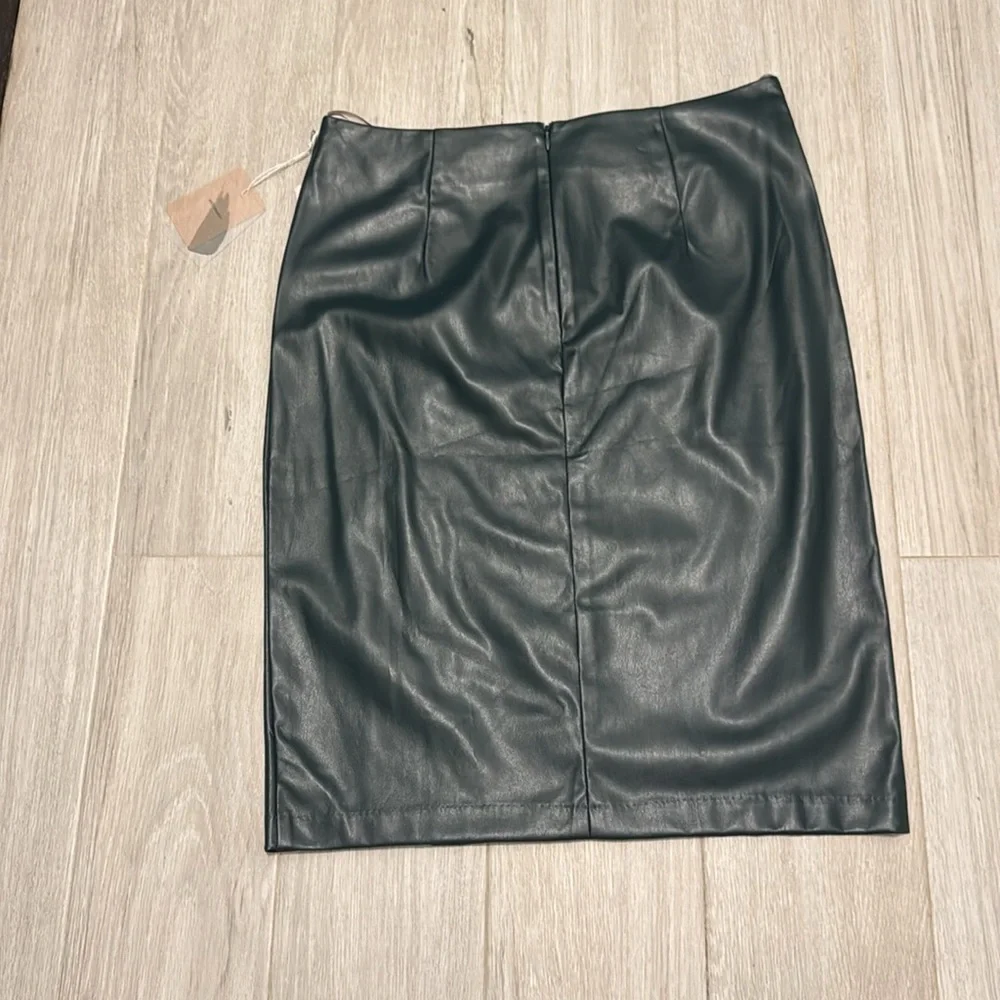 Leather Mini Skirt